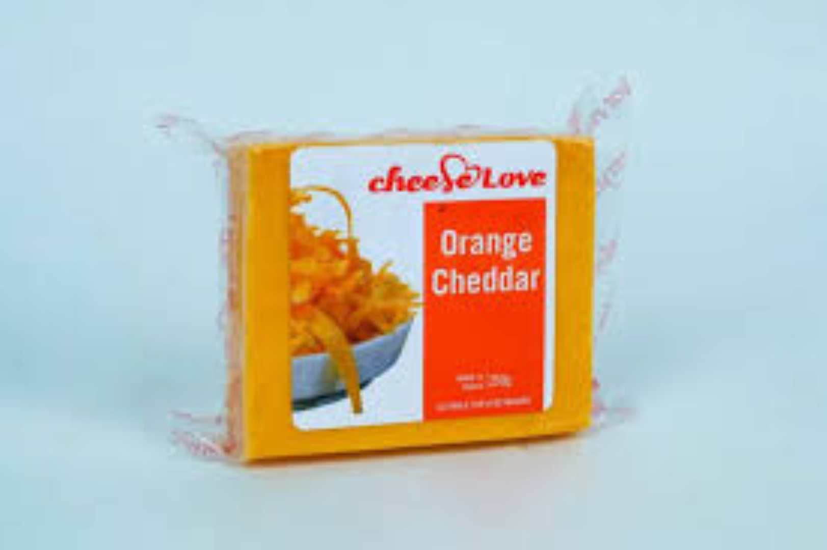 CHEESELOVE ORANGE CHEDDAR PORTION 250G